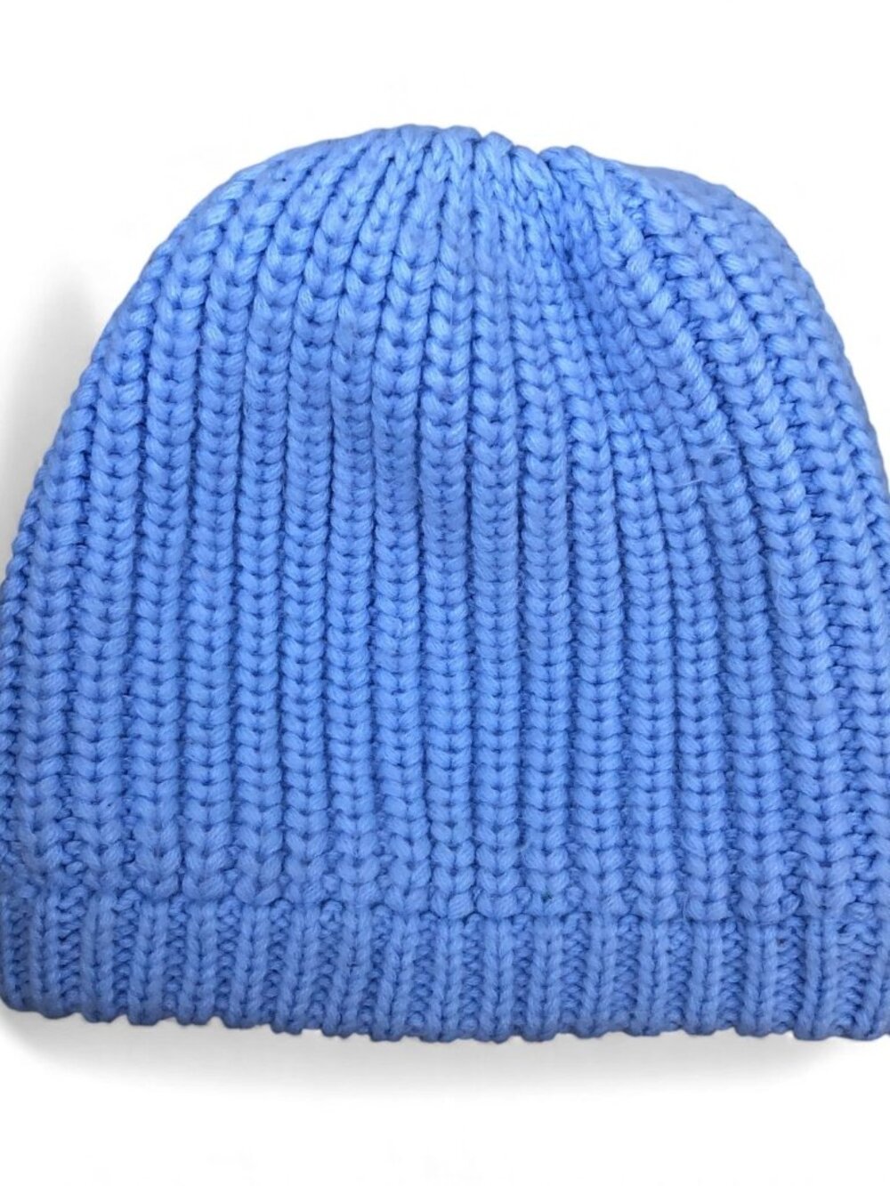 Knit Beanie Women's One Size Blue Winter Cap